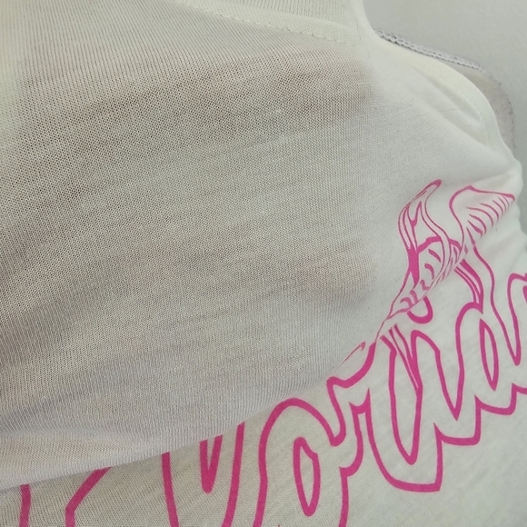 Florida White Hot Pink Flamingo Tank Top - Picture 8 of 8